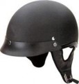 DOT FLAT BLACK MOTORCYCLE HALF HELMET BEANIE HELMETS